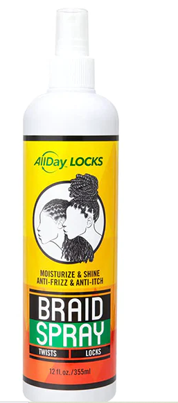 ALL DAY Locks Braid Spray (12oz), Sareya Beauty supply store, locs stylist, ethnic hair care products