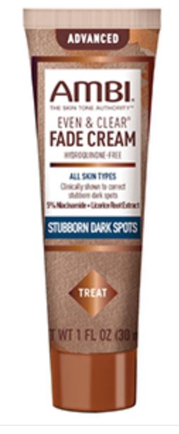 AMBI Even & Clear Fade Cream Hydroquinone-Free (1oz), Sareya beauty supply store, complexion cream, Dark Spot corrector