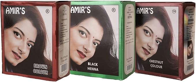 AMIR'S  Original Henna Powder - BLACK , Sareya Beauty Supply Store in Calgary Alberta Canada 