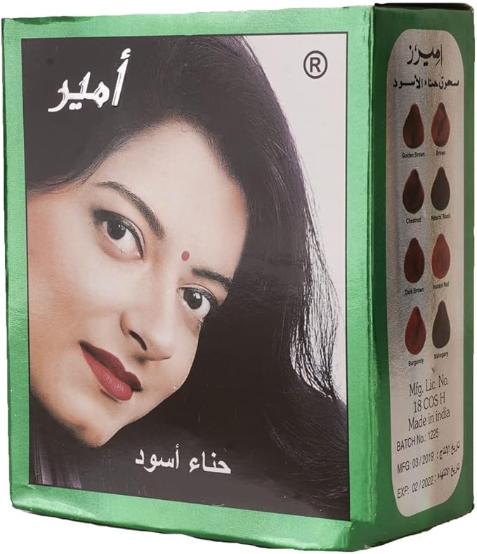 AMIR'S  Original Henna Powder - BLACK , Sareya Beauty Supply Store in Calgary Alberta Canada 