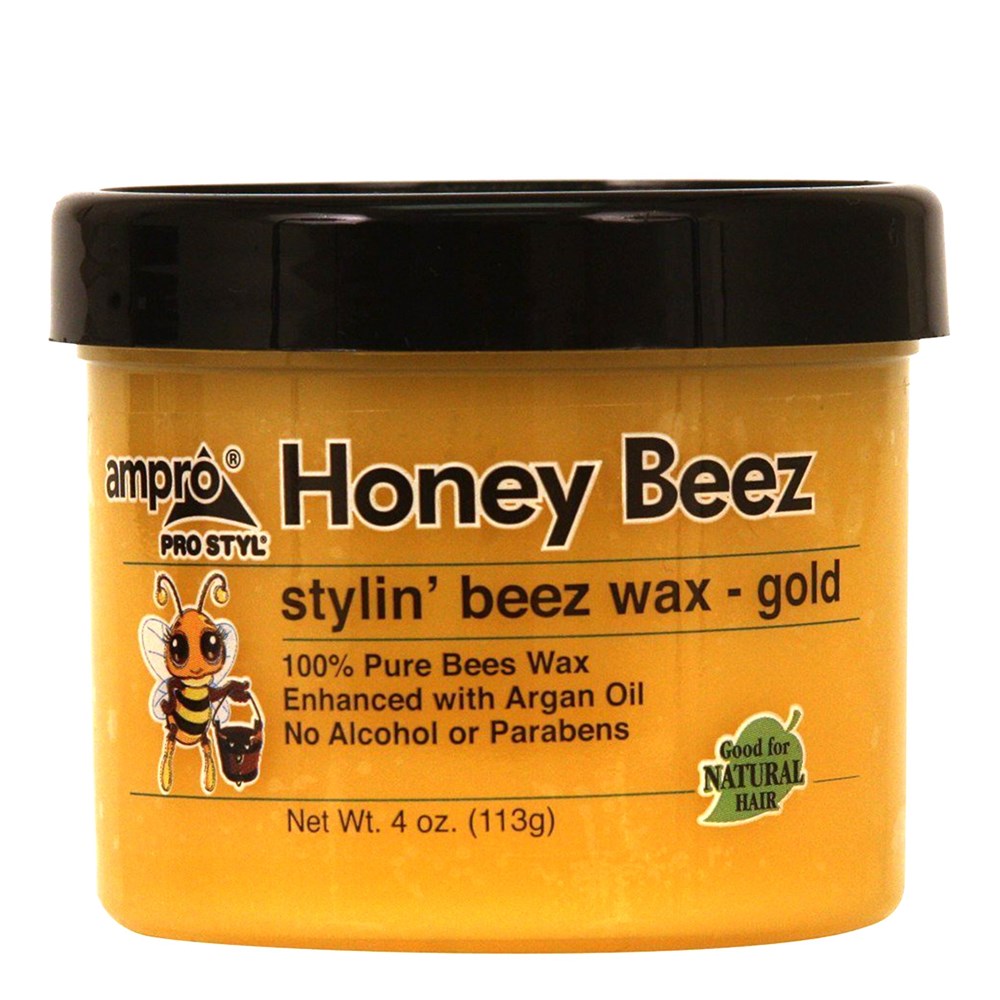 AMPRO Honey Beez Wax - Gold (4oz)-Sareya Beauty Supply Beauty Supply Store near Me_ Beauty Supply Store in Calgary