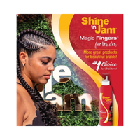 Thumbnail for AMPRO Shine 'N Jam Magic Fingers Setting Mousse (11.9oz), styling, sareya beauty supply store, hair braiders, hair extension store in calgary
