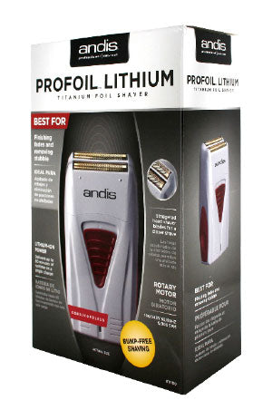 ANDIS ProFoil Lithium Titanium Foil Cord/Cordless Shaver Model #AN-17150