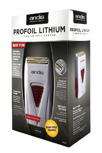 Thumbnail for ANDIS ProFoil Lithium Titanium Foil Cord/Cordless Shaver Model #AN-17150