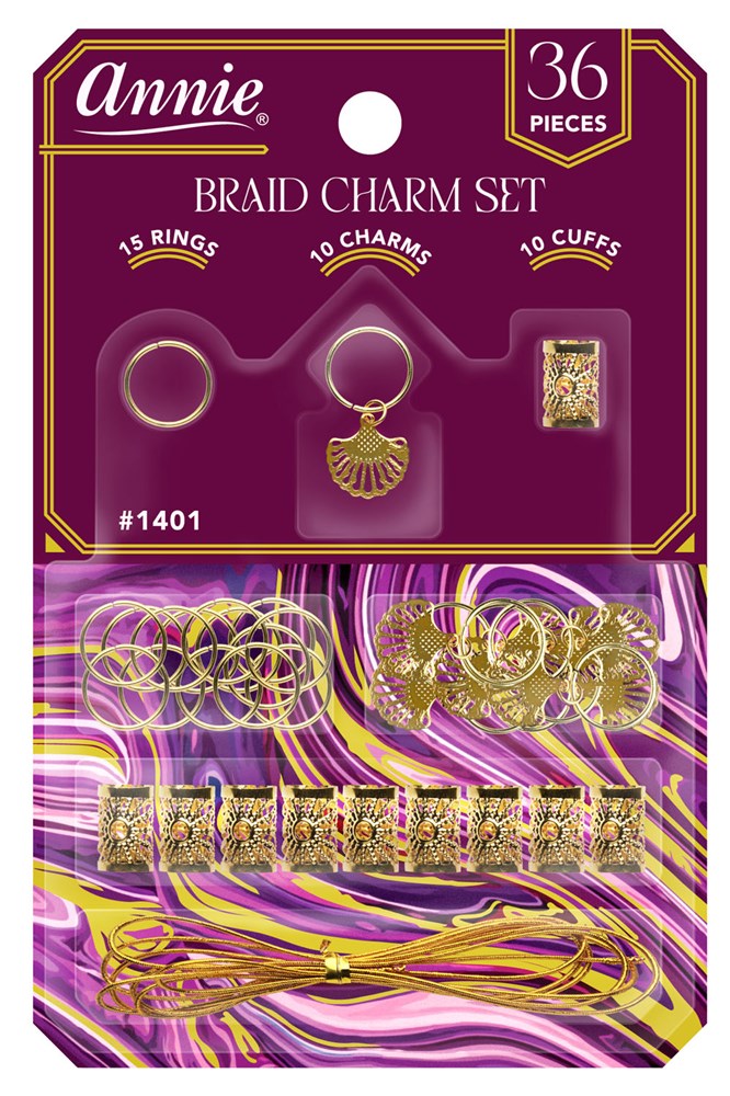 ANNIE Braid Charm Set pack sareya beauty supply store in calgary