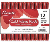 Thumbnail for Packaging of Annie Cold Wave Rods with red rods on a white background