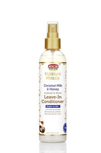 Thumbnail for AFRICAN PRIDE Moisture Miracle Coconut Milk & Honey Leave In Conditioner - 8oz