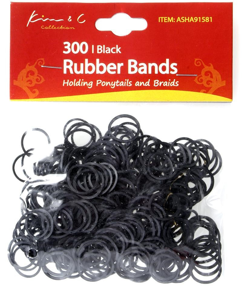 KIM & C RUBBER BAND 300- BLACK