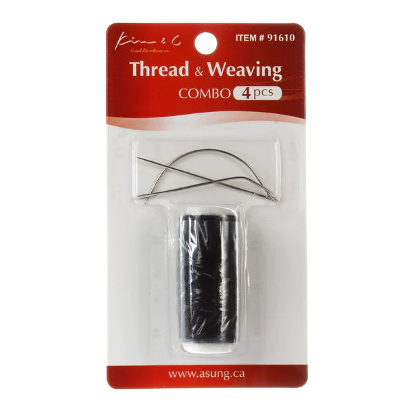 KIM & C Thread & Needles Weaving Combo #91610 4 PCS