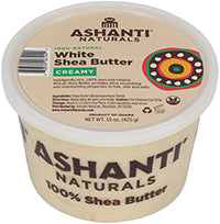 ASHANTI Natural White Shea Butter Creamy ( 15oz)