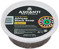 ASHANTI African Black Soap Creamy ( 8oz)