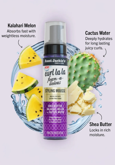 AUNT JACKIE'S Curl La La Foam-a-Licious Styling Mousse (8.5oz)