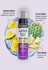 Thumbnail for AUNT JACKIE'S Curl La La Foam-a-Licious Styling Mousse (8.5oz)