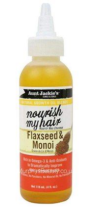 Thumbnail for AUNT JACKIE'S Nourish My Hair Flaxeed & Monoi Growth Oil (4oz), Sareya Beauty Supply Store in Calgary