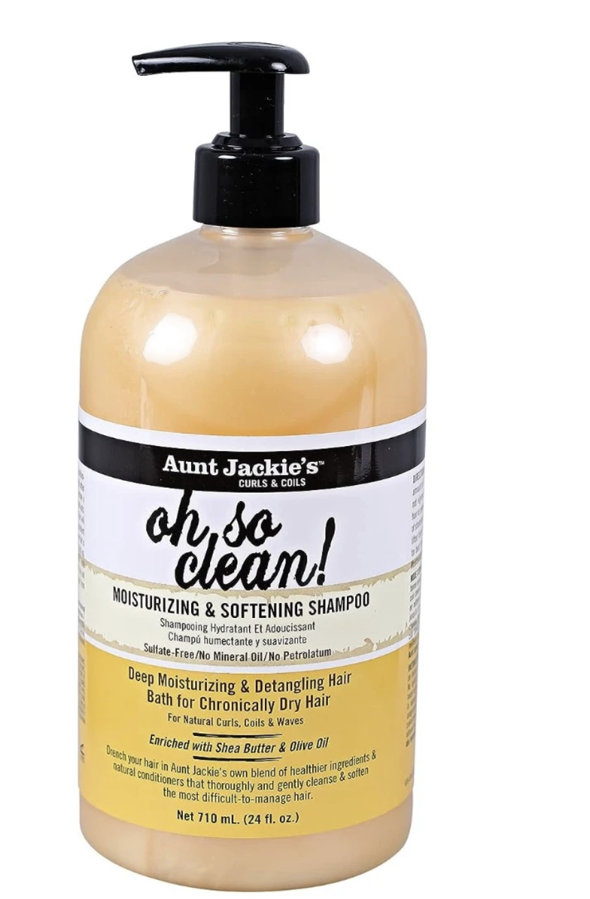 AUNT JACKIE's Curls and Coils Oh So Clean Shampoo (24oz)