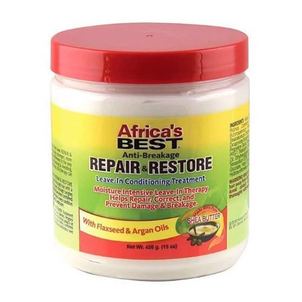 Africa's Best Repair and Restore leave In Deep Conditioning Hair Treatment, 15 Oz