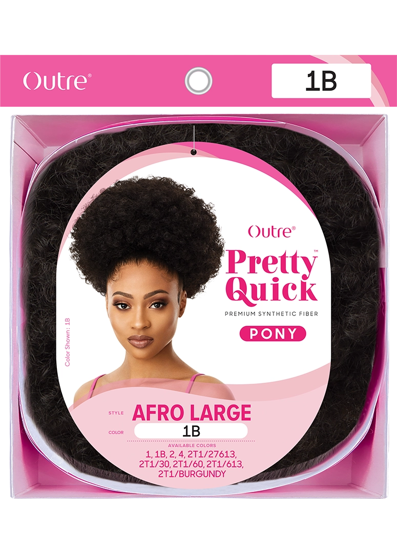OUTRE PRETTY QUICK DRAWSTRING PONYTAIL AFRO LARGE