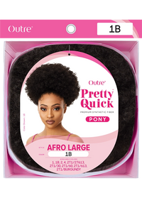 Thumbnail for OUTRE PRETTY QUICK DRAWSTRING PONYTAIL AFRO LARGE