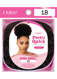 Thumbnail for OUTRE PRETTY QUICK DRAWSTRING PONYTAIL AFRO SMALL, BOX