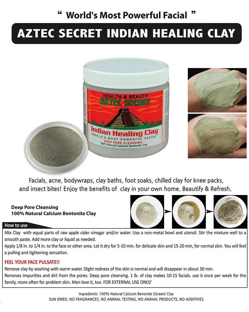 AZTEC SECRET Indian Healing Clay, Sareya Beauty Supply store in Calgary AB Canada
SKU: 727616171169