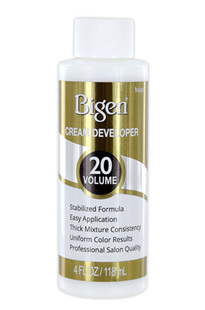 BIGEN CREAM DEVELOPER - 20 VOLUME   ( 4 Oz)