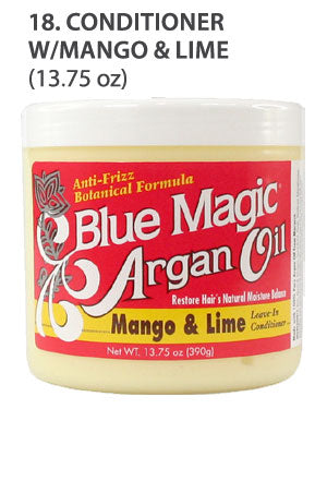 BLUE MAGIC Argan Oil Mango & Lime Leave-In Conditioner (13.75oz)