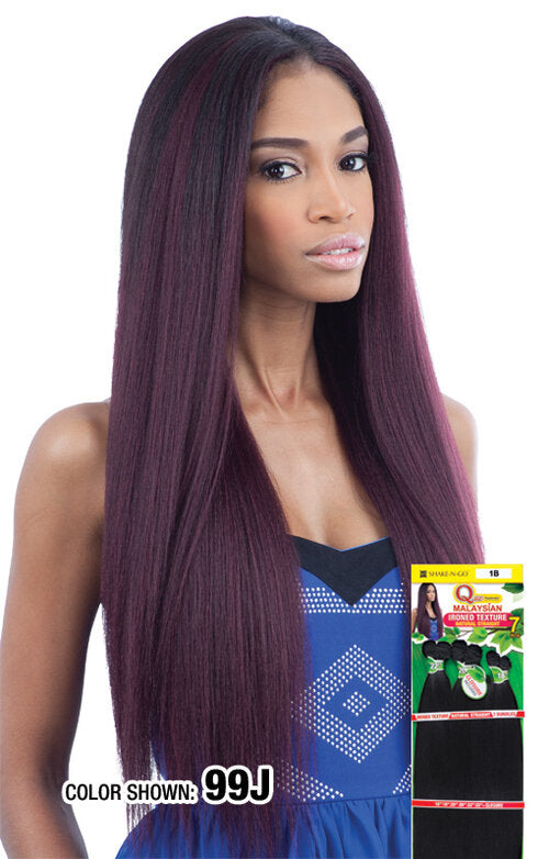 SHAKE N GO FREETRESS QUE  IRONED TEXTURE STRAIGHT 7PCS (18"/20"/22")