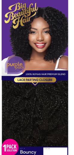 OUTRE HUMAN BLEND  PURPLE PACK  BIG & BEAUTIFUL HAIR - BOUNCY