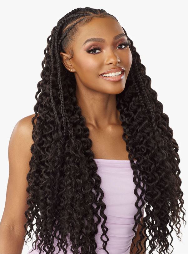 SENSATIONNEL LULUTRESS 3X BRAID OUT 24″, FRONT RIGHT