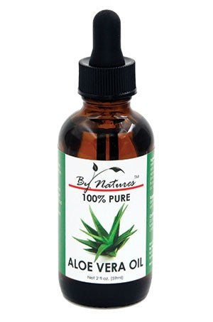 BY NATURES 100% PURE ALOE VERA OIL SOOTHING & HEALING-2oz