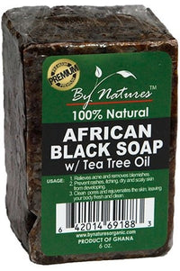 Thumbnail for BY NATURES AFRICAN BLACK SOAP - 6 OZ