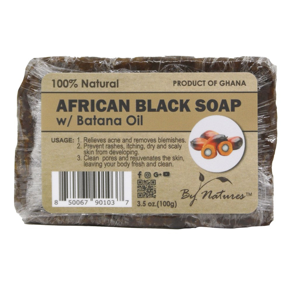 BY NATURES African Batana Black Soap (3.5oz), sareya beauty supply store in calgary