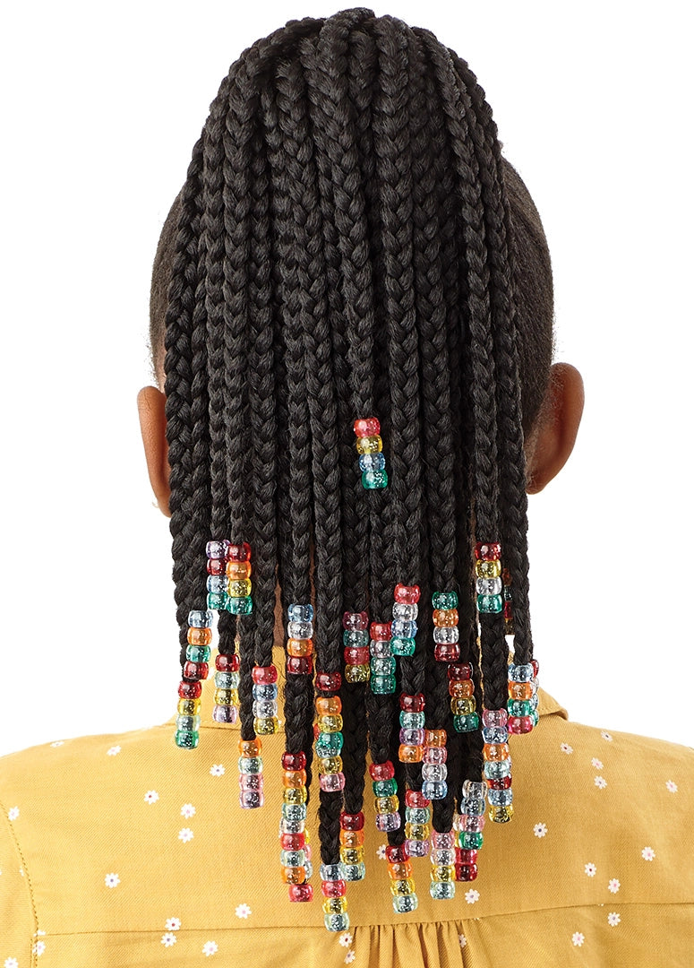 OUTRE LIL LOOKS DRAWSTRING PONYTAIL BEADED BOX BRAIDS 12"