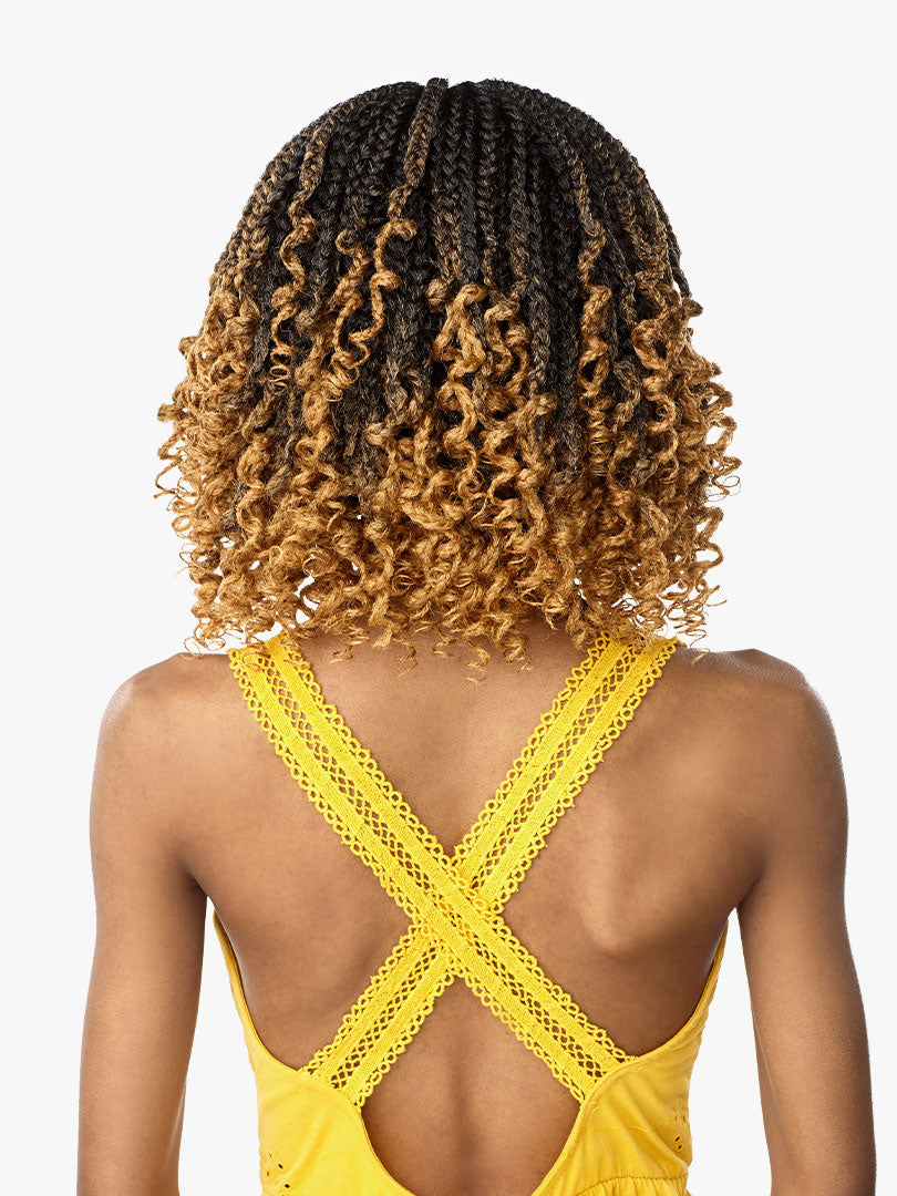 SENSATIONNEL CLOUD 9 4X4 FEED IN BOX BRAID TWIST 12", BACK VIEW