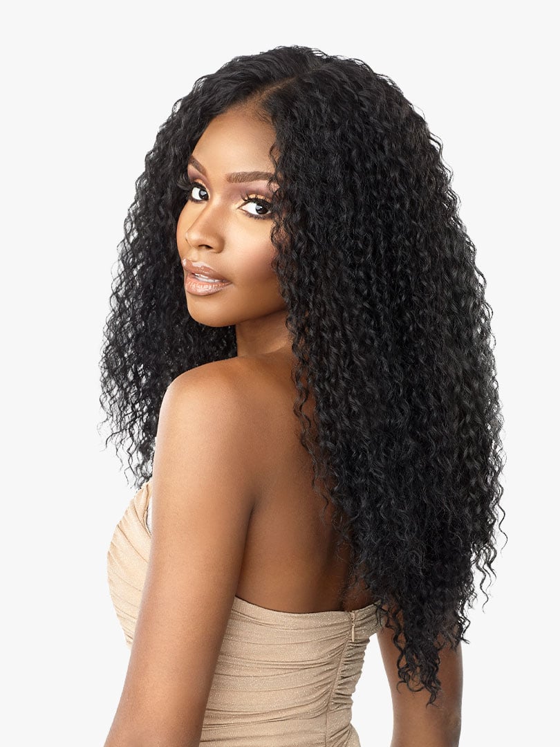 SENSATIONNEL CLOUD 9 WHATLACE? LACE WIG - SORAYA, SIDEVIEW PART