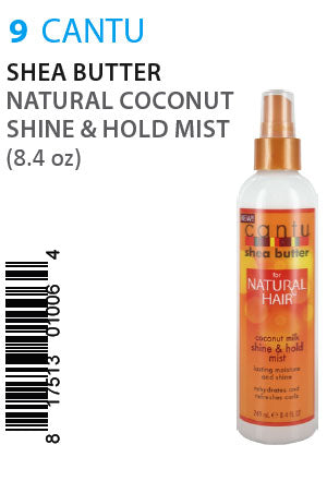 Cantu Shea Butter Natural Coconut Shine & Hold Mist