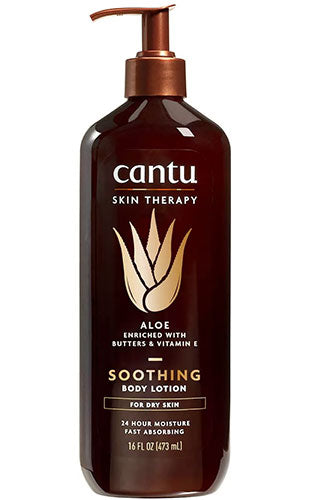 CANTU SKIN THERAPY BODY LOTION SOOTHING- ALOE VERA 16oz