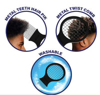 Thumbnail for ANNIE Primex Twist & Pik Comb - Black
Beauty Supply Store in Calgary, Best Beauty Supply Store Near Me, Hair Extensions Calgary, Human Hair Wigs Calgary, Synthetic Hair Calgary, Natural Hair Products Calgary, Braiding Hair Calgary, Weaves and Wigs Calgary, Barber and Stylist Services Calgary, Afro Hair Care Calgary, Ethnic Beauty Supply Store Calgary, Hair Accessories Store Calgary, Walk-in Barber Calgary, Hair and Beauty Products Calgary, Top-Rated Beauty Supply Store Calgary