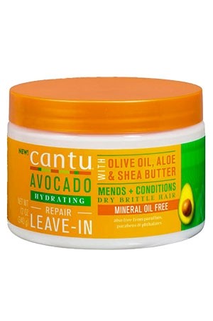 CANTU Avocado Leave-In Conditioning Repair Cream (12oz), Sareya Beauty Supply Store in Calgary Alberta Canada