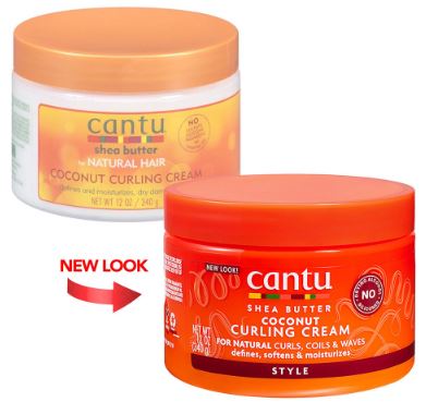 CANTU Shea Butter Natural Coconut Curling Cream (12oz), Sareya Beauty Supply Store in Calgary Alberta Canada