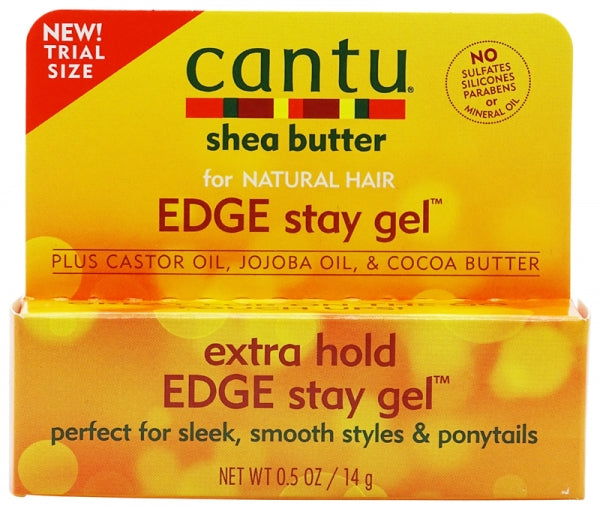 CANTU Shea Butter for Natural Hair Edge Stay Gel (0.5 oz), Sareya Beauty Supply Store in Calgary Alberta Canada