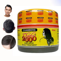 Thumbnail for Chambers 2600 hair grow scalp treatment jar with before and after hair images on a white background