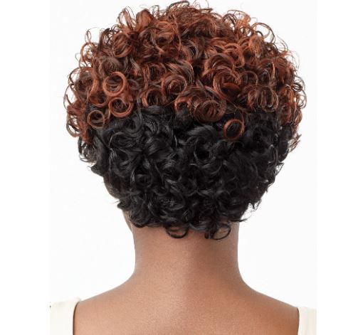 OUTRE WIG POP SYNTHETIC FULL WIG -CHANCE-  BACK BLACK AND BROWN