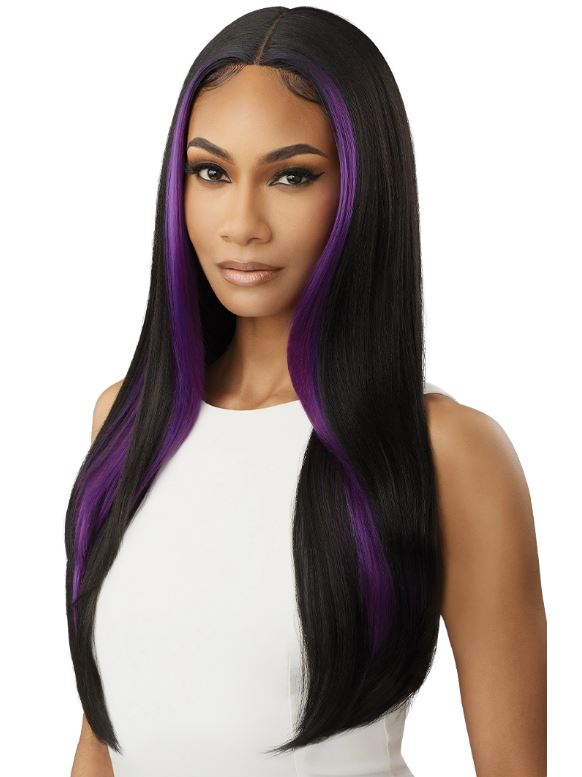 OUTRE LACE FRONT WIG - COLORBOMB - CHANDICE, BLACK PURPLE