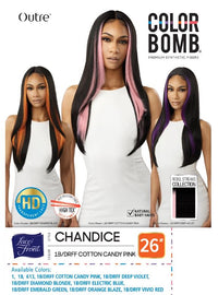 Thumbnail for OUTRE LACE FRONT WIG - COLORBOMB - CHANDICE,  FRONT BOX