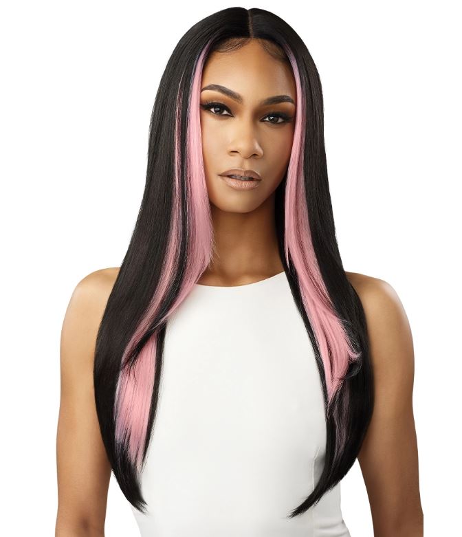 OUTRE LACE FRONT WIG - COLORBOMB - CHANDICE, FRONT PINK