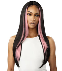 Thumbnail for OUTRE LACE FRONT WIG - COLORBOMB - CHANDICE, FRONT PINK