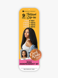 Thumbnail for SENSATIONNEL CURLS KINKS & CO. CLIP-IN MISS INDEPENDENT 18″, LABEL