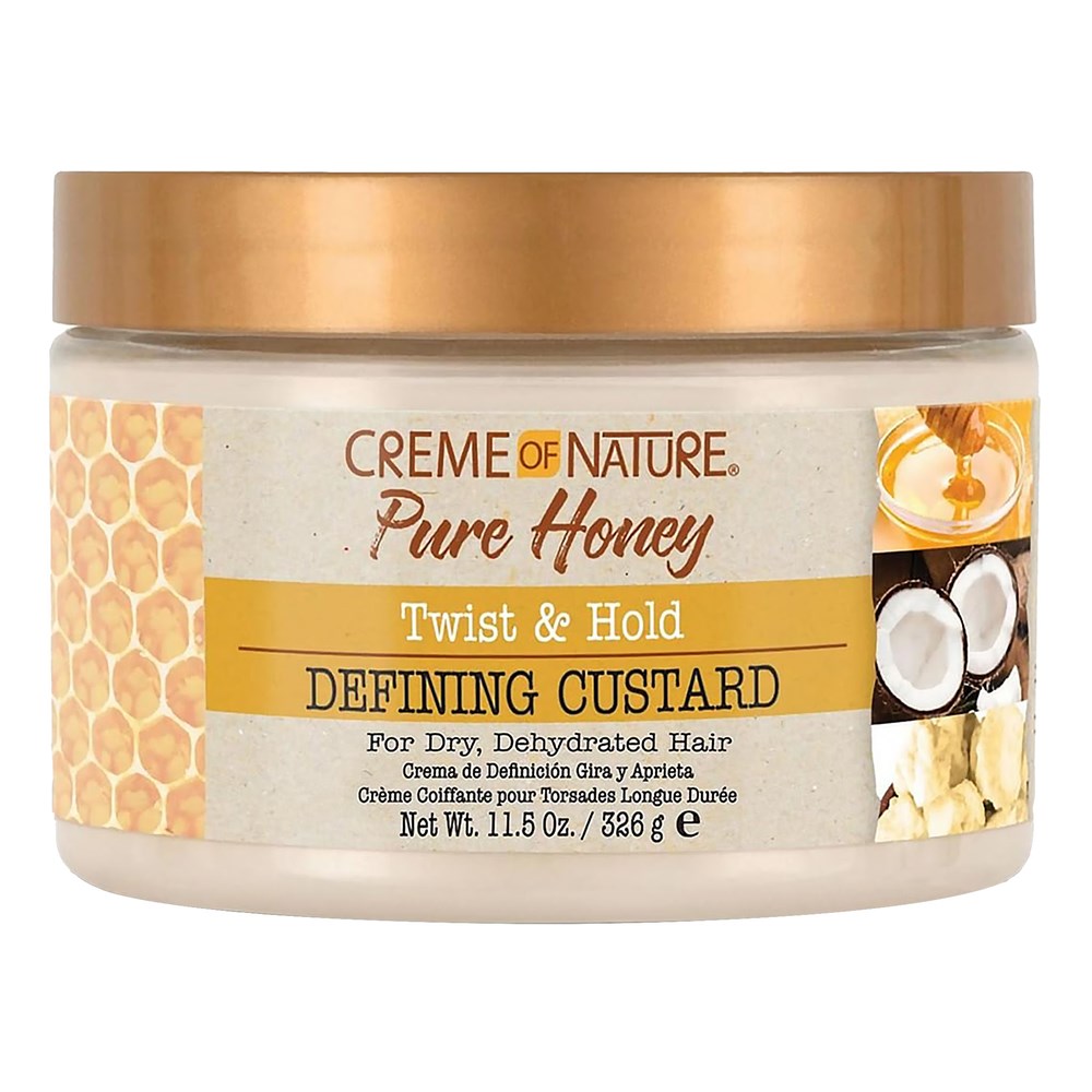 CREME OF NATURE PURE HONEY TWIST & HOLD DEFINNING CUSTARD (11.5oz)