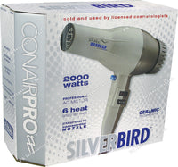 Thumbnail for CONAIRPRO Silver Bird Hair Dryer, Sareya Beauty Supply Store in Calgary Alberta Canada